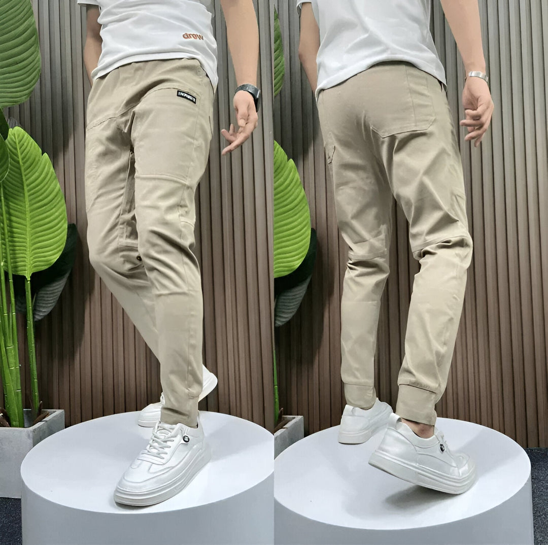 TOMMASO | CARGO STRETCHY PANTS